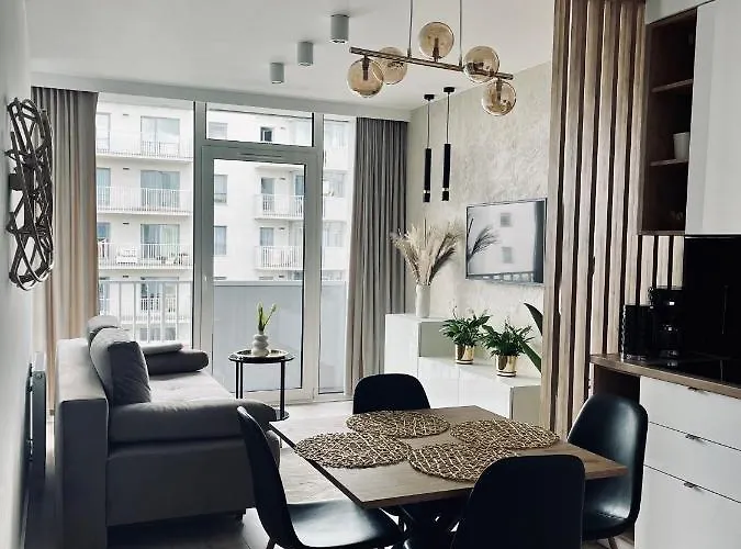 Nowoczesny Z Garazem Morelova Daire Gdansk